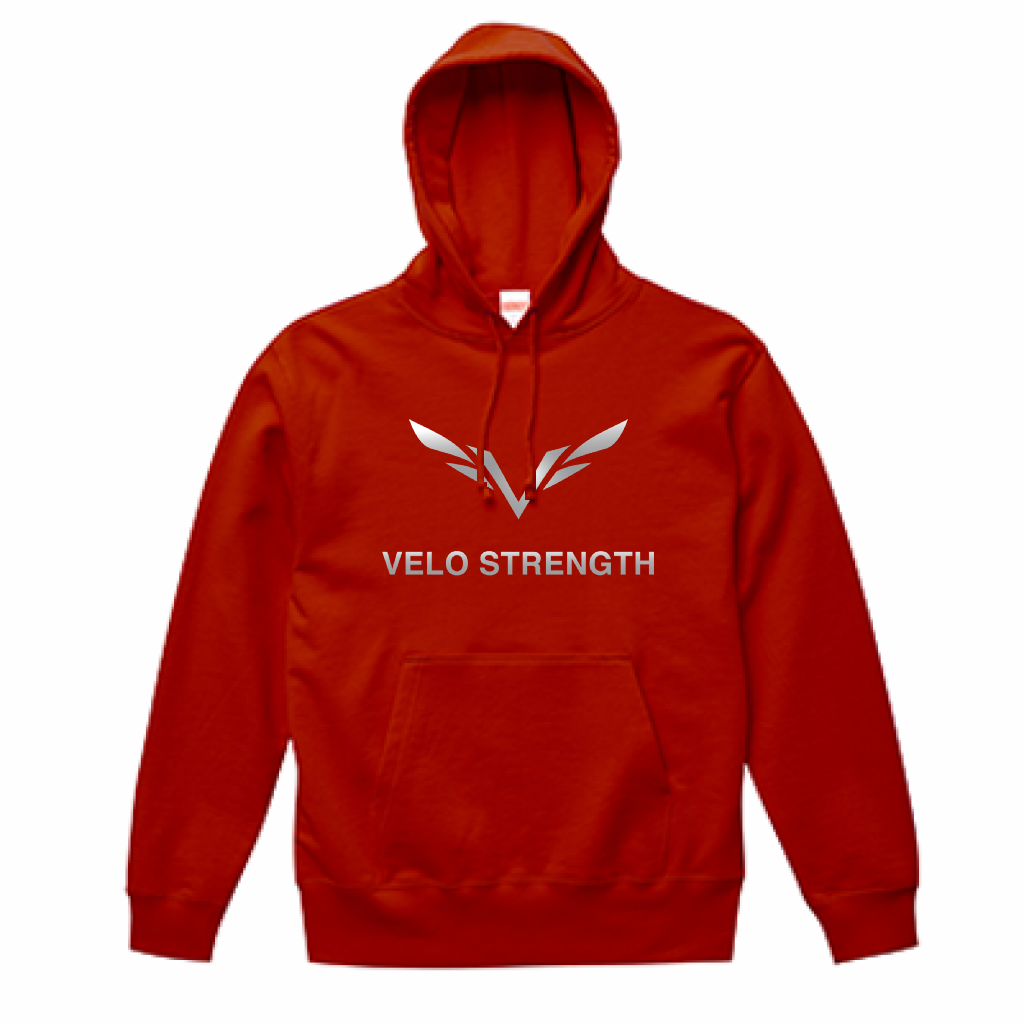 VELO STRENGTH　 Hoodie RED