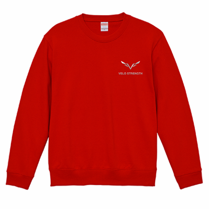 VELO STRENGTH　Mini Logo Sweatshirt RED
